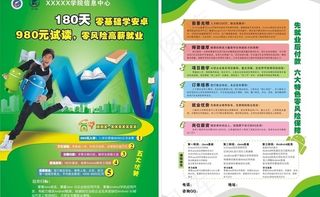 培训学校dm单模板图片
