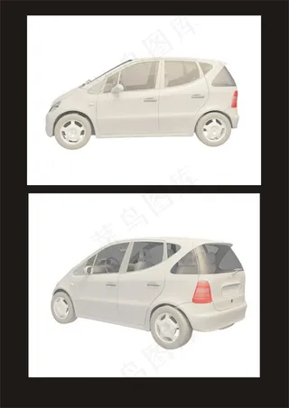 奔驰微型车3d模型