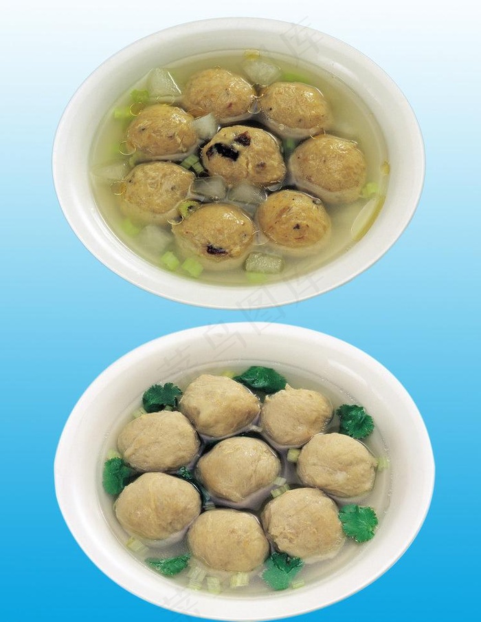 丸子汤图片psd模版下载