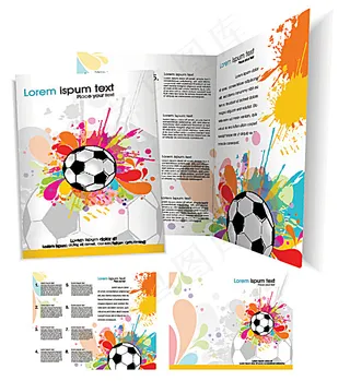 矢量足球海报背景