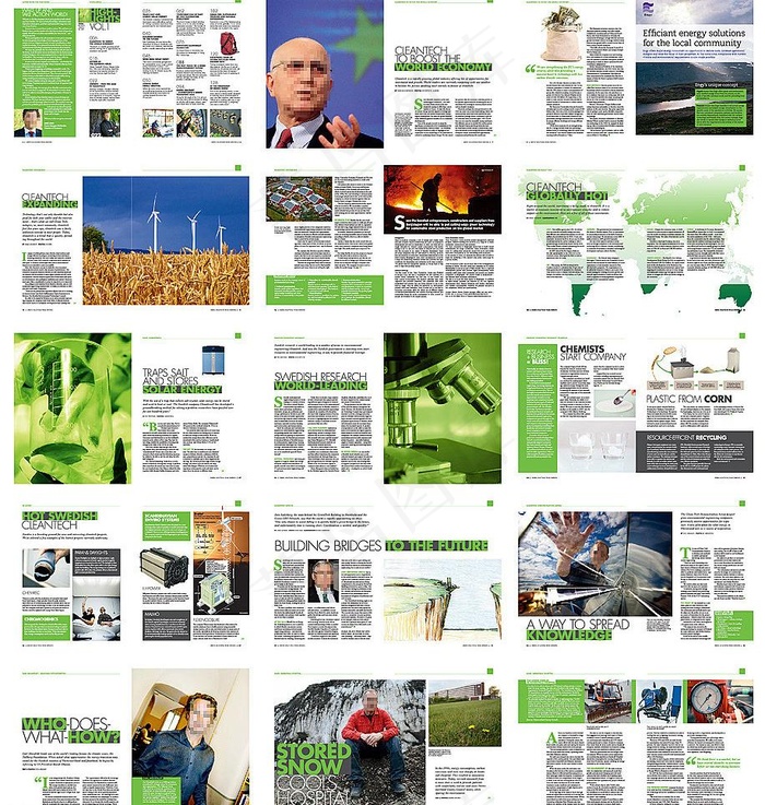 国外画册图片ai矢量模版下载