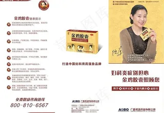 金鸡胶囊三折页图片