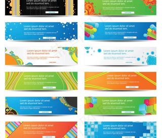 网页设计元素矢量素材