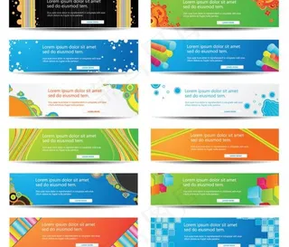 网页设计元素矢量素材