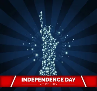 光点自由女生像