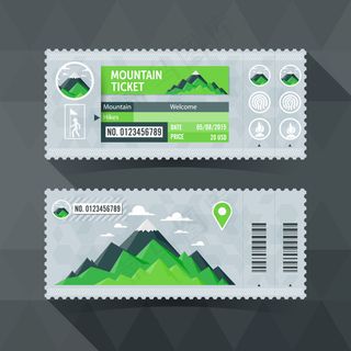 精美入场劵设计矢量素材