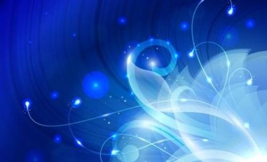 摘要花蓝背景矢量图形