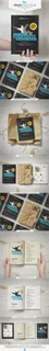 书籍画册装帧设计效果图贴图样机模板...