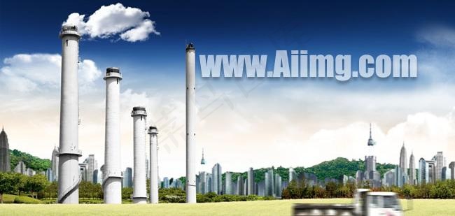 工业环境风景PSD素材