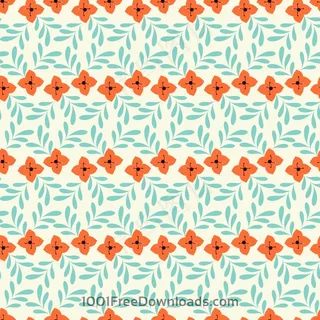 小清新碎花背景矢量图