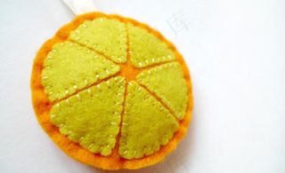 不织布玩具 橙子图片