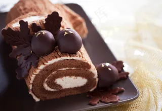 美味的巧克力点心