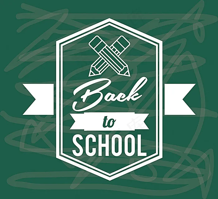 白色开学标签背景eps,ai矢量模版下载