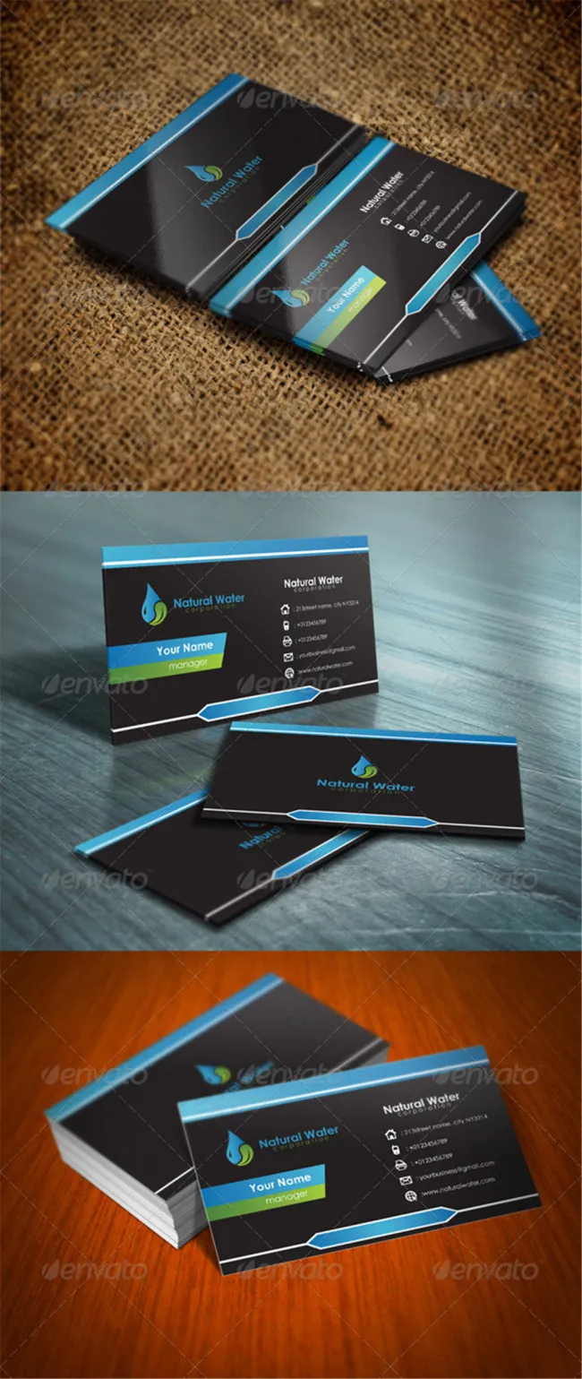 企业名片设计eps,ai矢量模版下载