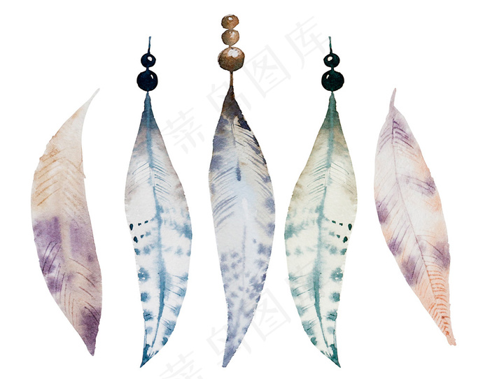 唯美手绘动植物PSD分层素材015