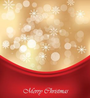 梦幻光斑雪花背景图片