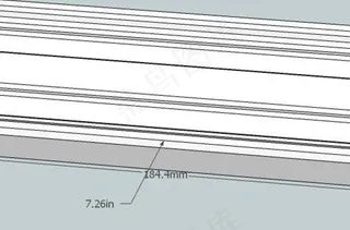 望远镜的燕尾导轨。ioptron ...