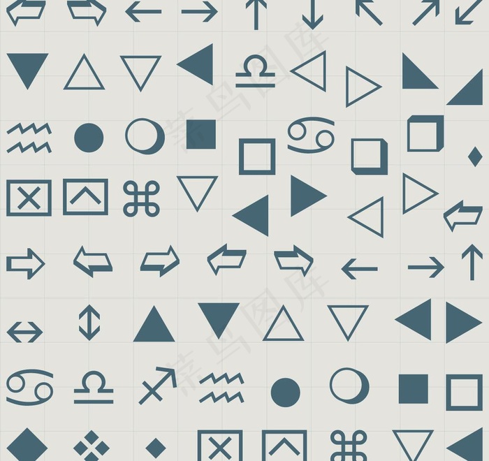卡通矢量箭头底纹背景图片