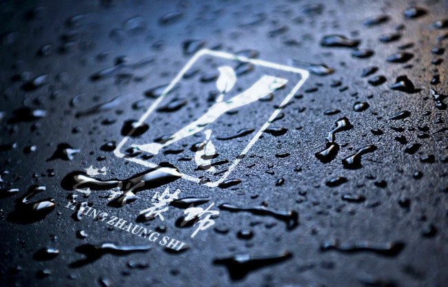 艺兴装饰  logo 雨滴 皮质