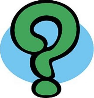 立体抽象问号载标点符号