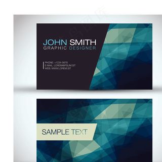 商务名片与传单矢量素材