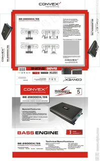 车载喇叭功放 简洁科技时尚彩盒设计 车载喇叭功放 简洁科技时尚彩盒设计