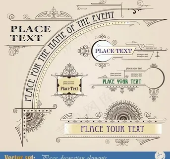 欧式花纹花边框装饰图片 欧式花纹花边框装饰图片