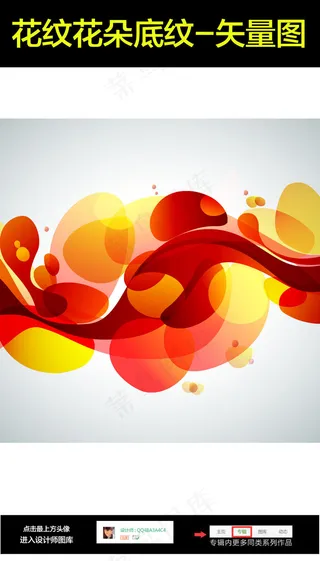 金色欧式花纹装饰底纹矢量图