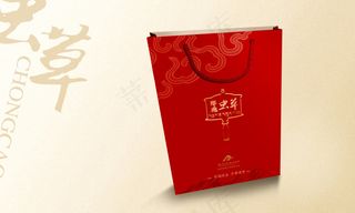 那曲虫草包装手提袋
