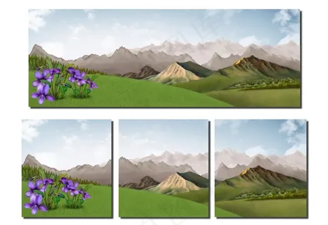 无框画风景（一）图片