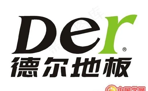 矢量德尔地板标志cdr矢量模版下载