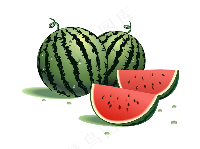 西瓜矢量素材