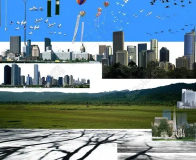 效果图后期建筑素材图片