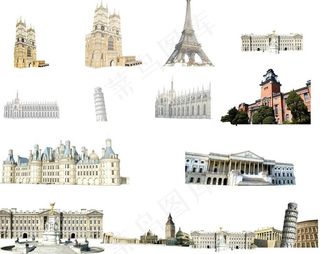 欧式古建筑图片
