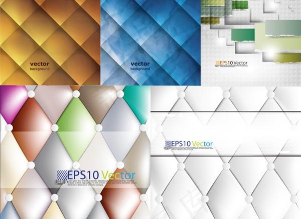 现代电网背景矢量图形