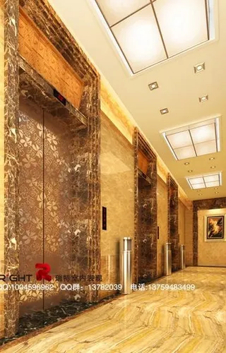 欧式电梯走道3dsmax室内设计模...