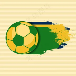 创意世界杯足球元素设计