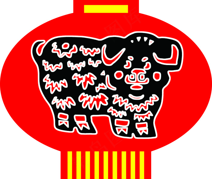 灯笼 属性猪图片