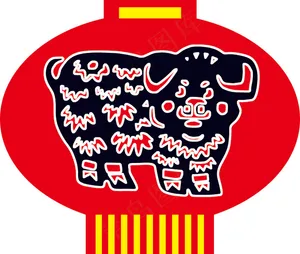 灯笼 属性猪图片