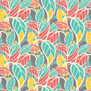 彩色的叶子背景图案