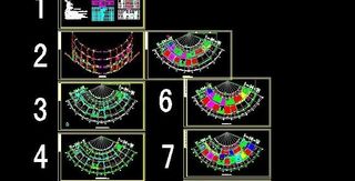三层办公室地板采暖平面图
