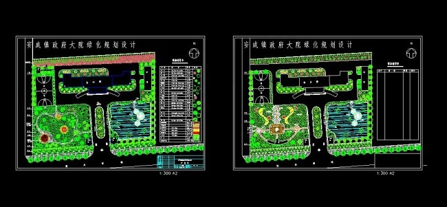 某旅游乡镇*院落cad规划设计图