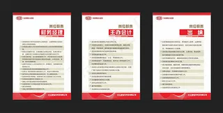 企业简洁制度展板设计模板cdr素材...