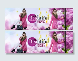 淘宝新款女装全屏轮播海报