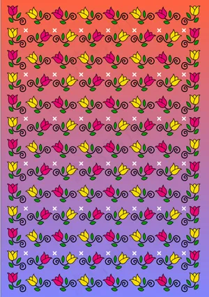 卡通玫瑰花矢量底图