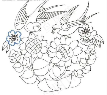 燕子花纹图片 燕子花纹图片