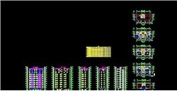 10层单体简易住宅楼建筑设计图