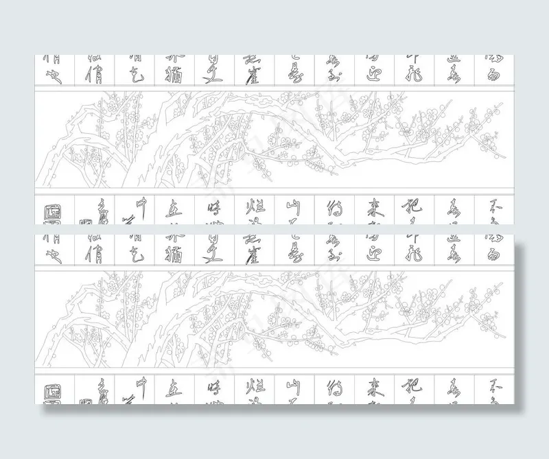 玻璃花纹cdr矢量模版下载