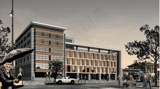 建筑景观效果图图片