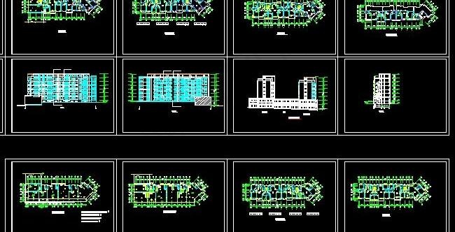 多层住宅建筑设计施工图